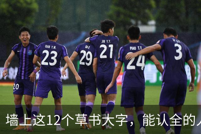 墙上这12个草书大字，能认全的人真不多。学草书先背草法还是先练行气？顺序一反，越练越露怯。